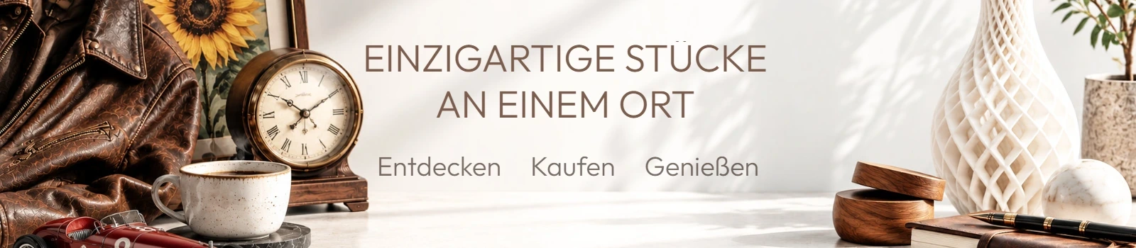 Jeder musste irgendwann einmal anfangen... — EINZIGARTIGE STÜCKE
AN EINEM ORT — Entdecken     Kaufen     Genießen