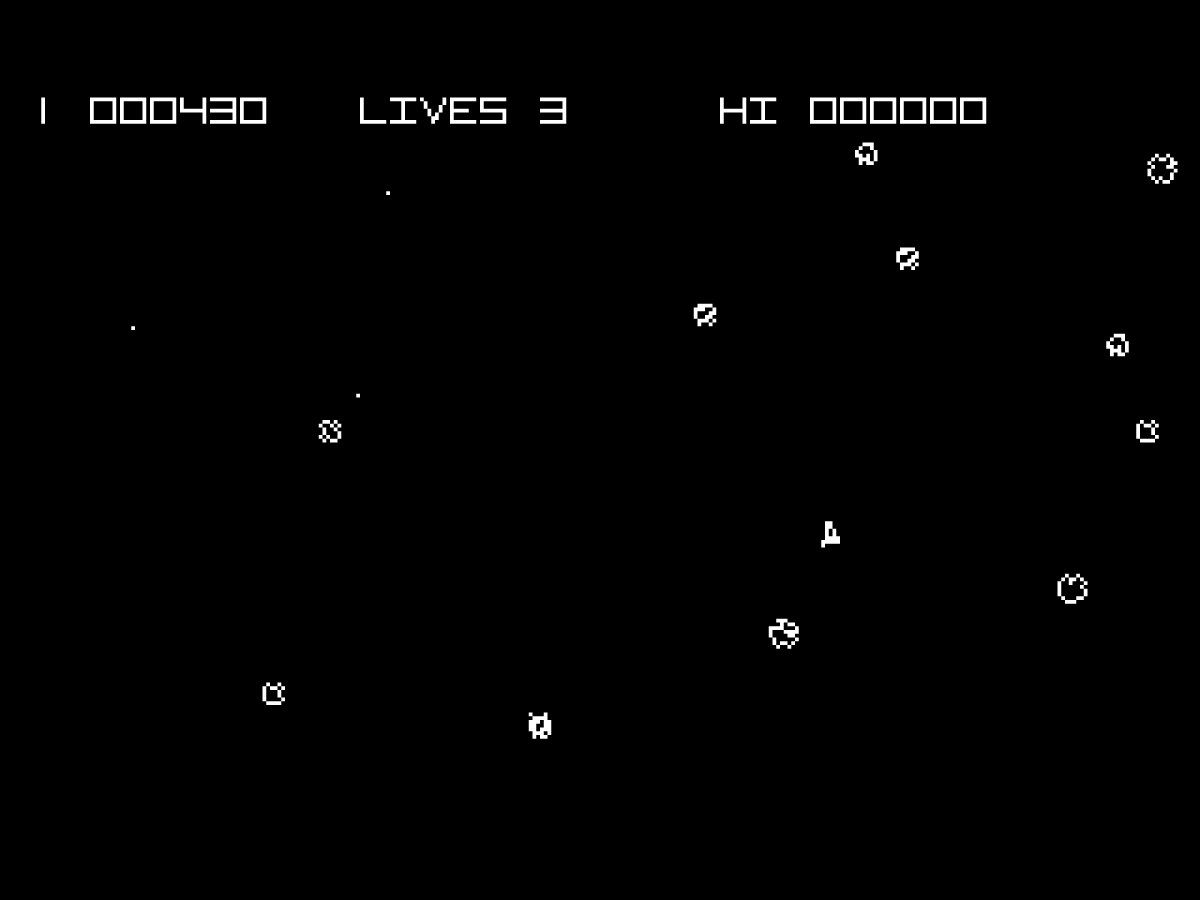 Rock Drift (Asteroids Game Remake) | ATARI 800 XL