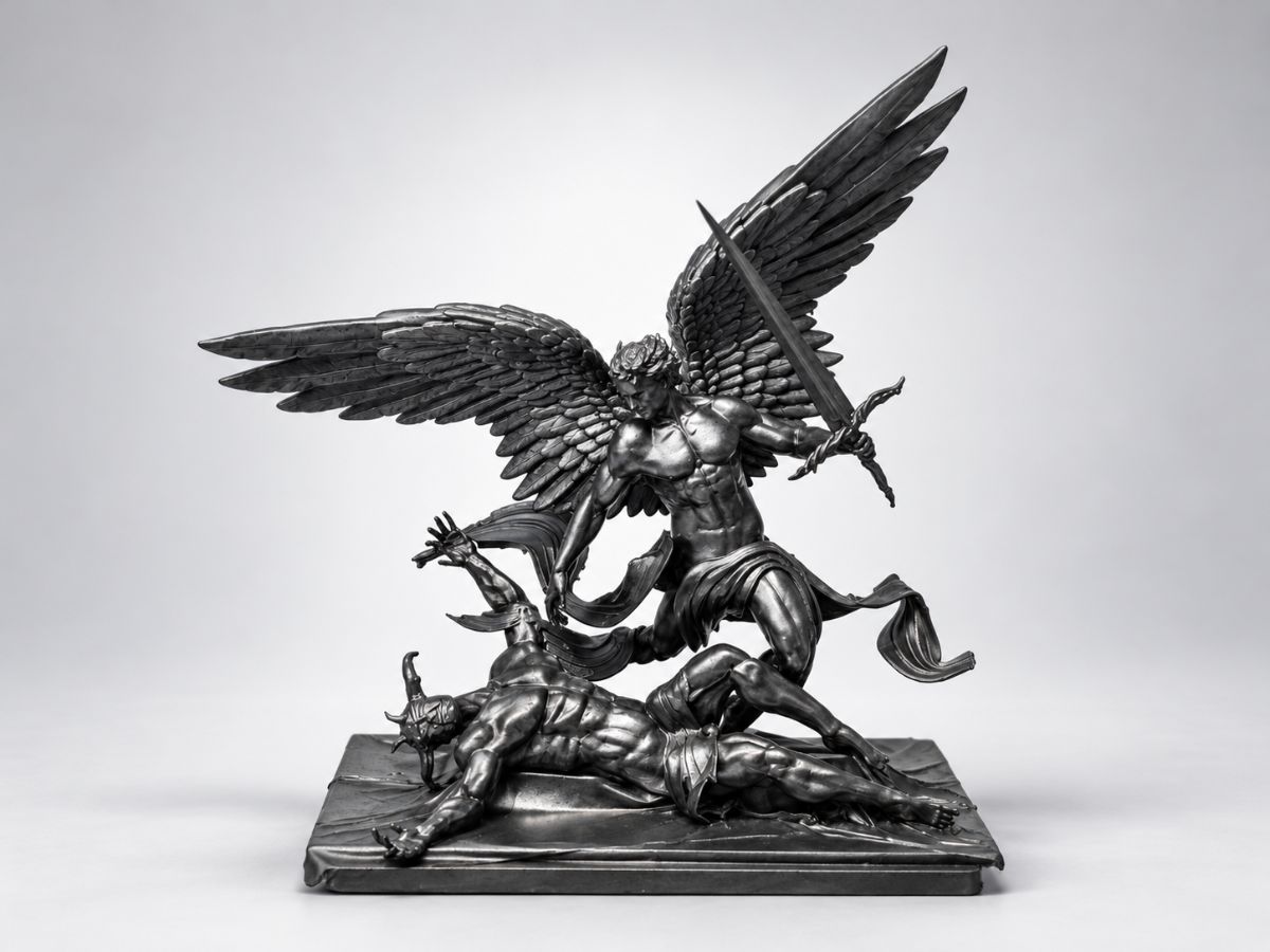 Archanioł Michał  - Rzeźba Cyfrowa 3D